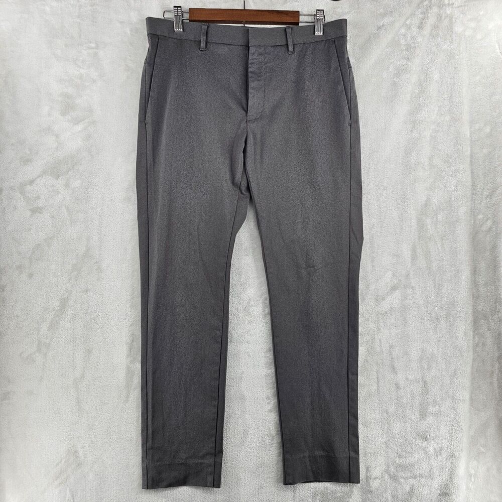 Ministry of‎ supply Mens 32x28 slim Chino Dress pants gray Polyester